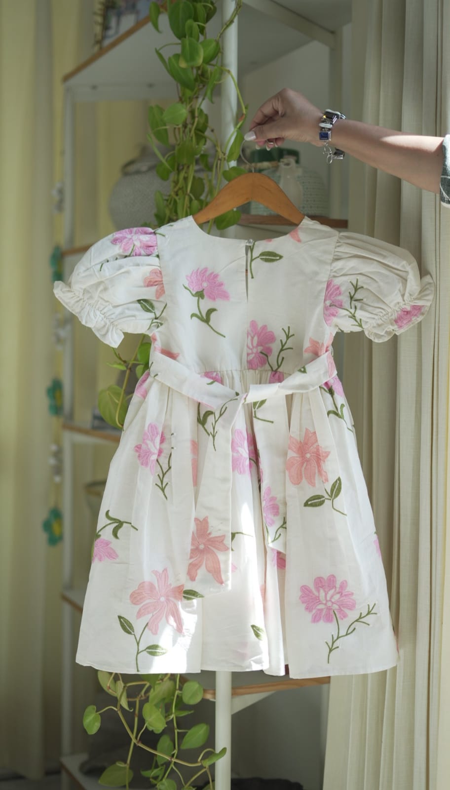 White Floral Blossom Dress